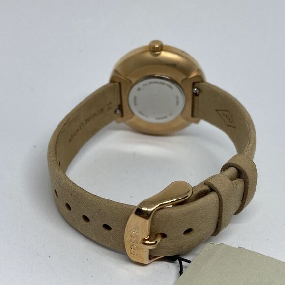 Fossil Suitor BQ3416 Women's Tan Leather Analog Dial Quartz Wrist Watch JK553 - Picture 10 of 12